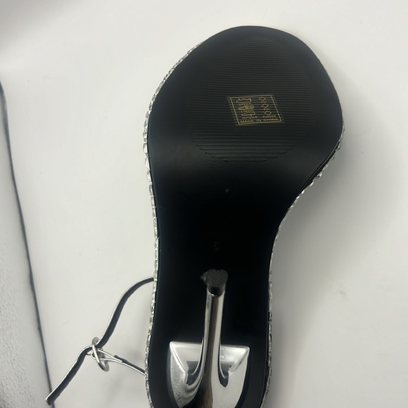 BRIK-BLACK STILETTO SANDAL size 9 - Picture 8 of 15